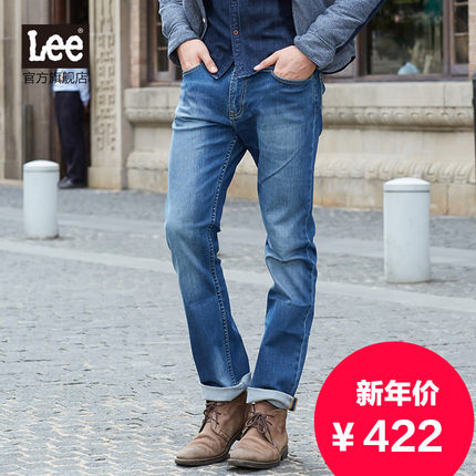 经典版型！Lee中腰直脚牛仔长裤LML724Y69ZGA