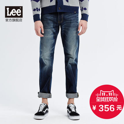 双11预告！Lee男士标准中腰直脚牛仔裤LMR727D06149