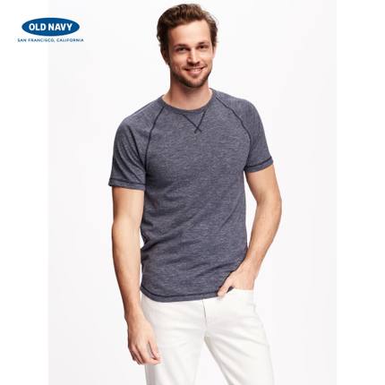 历史好价！OLD NAVY老海军简约舒适插肩袖圆领T恤219608