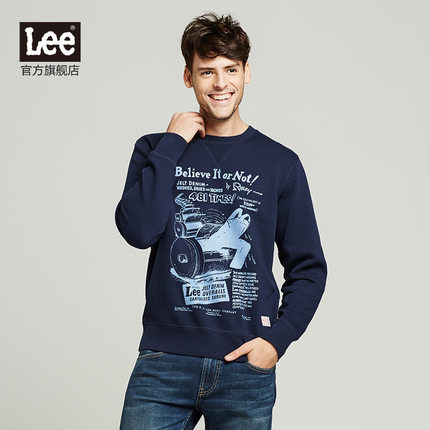 双11预售！Lee男士复古潮流卫衣L15626AU8B8D