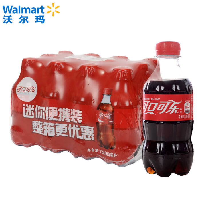 可口可乐汽水饮料300ml*12