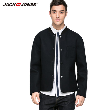 年货节好价！杰克琼斯含羊毛男士棒球衫外套E|215127003