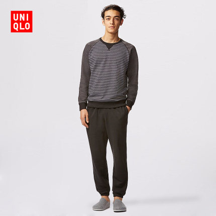 家居必备！优衣库 男款起居套装(长袖) 161463