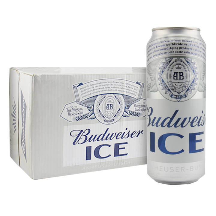 38搶購(gòu)！百威（Budweiser）冰啤酒500ml*18聽(tīng)