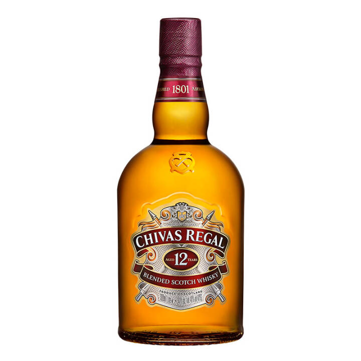 芝华士（Chivas）洋酒 12年 苏格兰 威士忌 1000ml