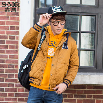 白菜价！森马棉服 男 2015冬装新款