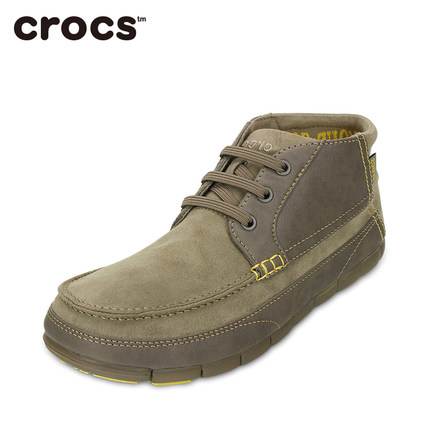 历史好价！crocs卡骆驰男士跃奇方头平底短靴16102