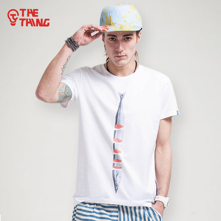 潮服好价！THETHING潮牌夏个性短袖T恤1520110147