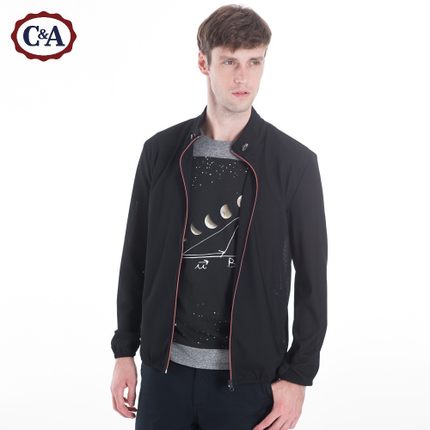 五折好价！C＆A 男式网眼运动夹克CA200160839
