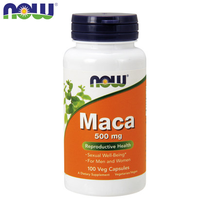 重振雄风！now foods诺奥玛咖精片500mg*100粒
