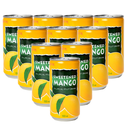 好价！乐天芒果汁180ml*10瓶装
