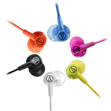黄色款好价！铁三角 ATH-CLR100 入耳式耳机