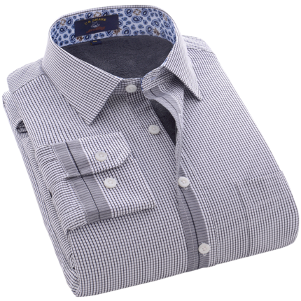 加厚保暖！优鲨秋冬男士加绒加厚长袖磨毛衬衫