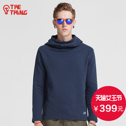 女王节好价！THETHING 男款织带运用卫衣