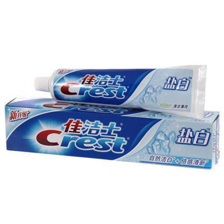 佳洁士(Crest) 盐白牙膏(清凉薄荷香型)90g*2