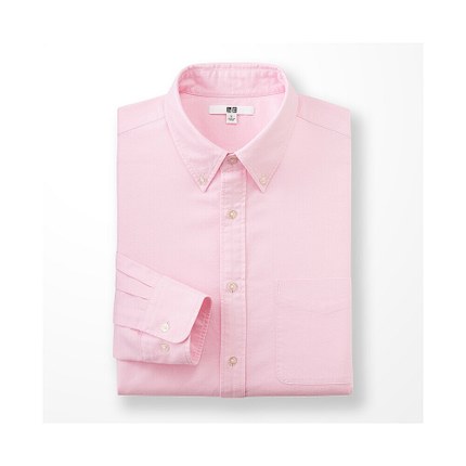 近期好价！UNIQLO优衣库牛津纺衬衫164165