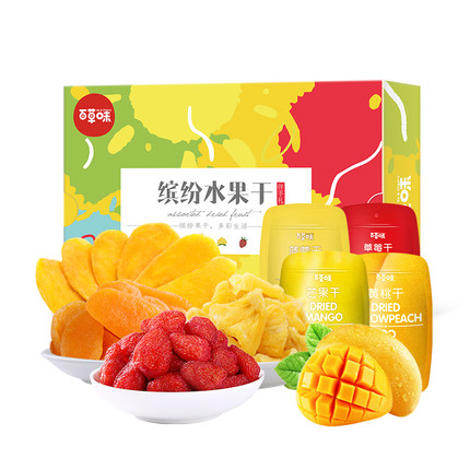 百草味水果干礼盒420g