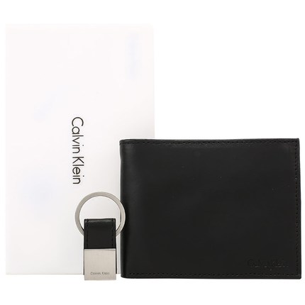 8日0点开抢！Calvin Klein商务男士短款钱包礼盒带钥匙扣钱夹