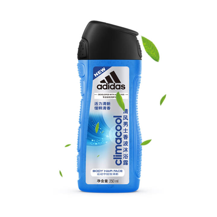 阿迪达斯(Adidas)男士清风香波沐浴露250ml