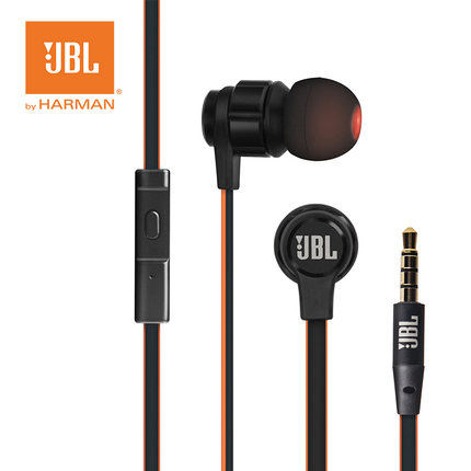 强劲低音！JBL T180A重低音耳机入耳式耳塞