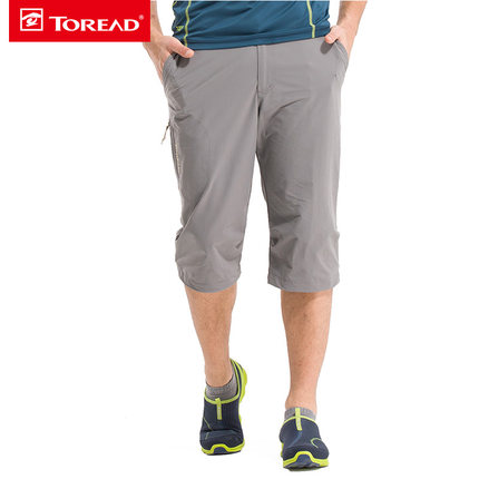 全网好价！Toread探路者男式徒步中裤TAMD81268
