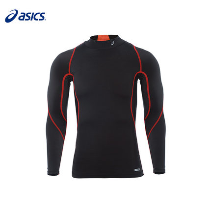 运动必备！Asics亚瑟士MMS男式长袖运动紧身衣XA3810