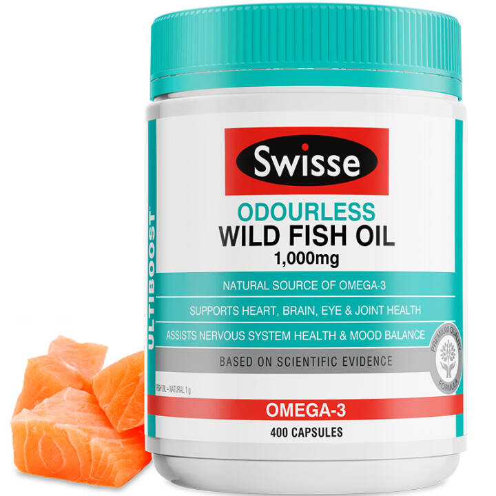 Swisse 野生鱼油软胶囊Omega-3 1000mg 400粒