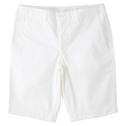 质地柔软！无印良品MUJI男式丝光斜纹棉布短裤16SE214