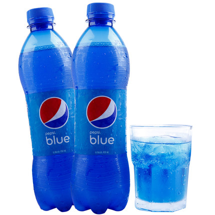 口感体验！红百事蓝色可乐 进口碳酸饮料