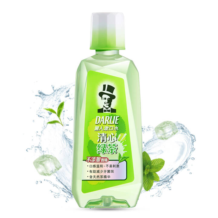 黑人（DARLIE）清心绿茶漱口水250ml