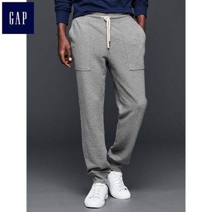 近期好价！Gap男装|纯棉毛圈收脚系带休闲裤225720