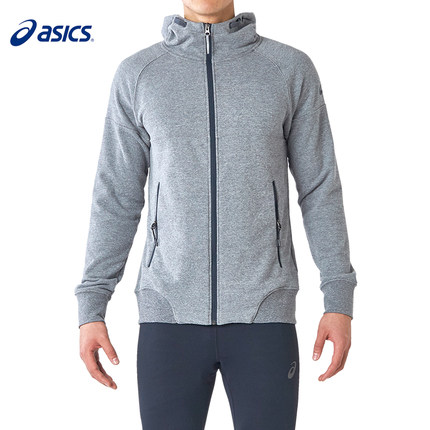 运动休闲！ASICS亚瑟士男式运动连帽衫133099