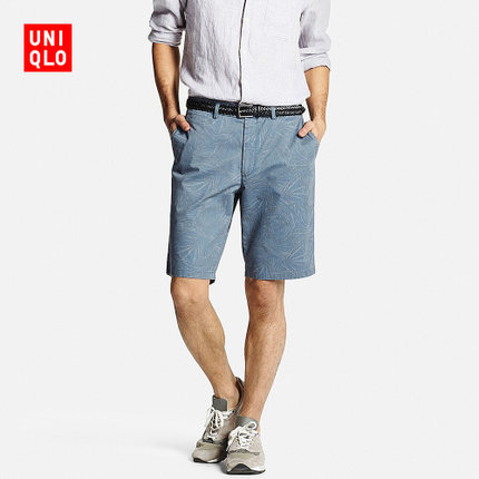 夏季单品！UNIQLO优衣库全棉中裤169314