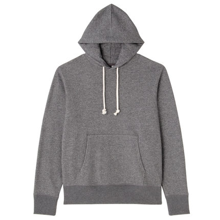 近期好价！无印良品MUJI 男式 毛圈棉套头卫衣