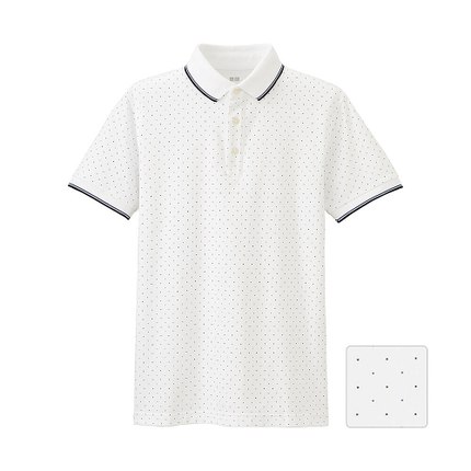 新低！UNIQLO优衣库快干印花POLO衫169336