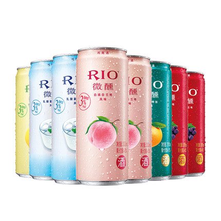 RIO 锐澳 微醺系列鸡尾酒 330ml*8*2