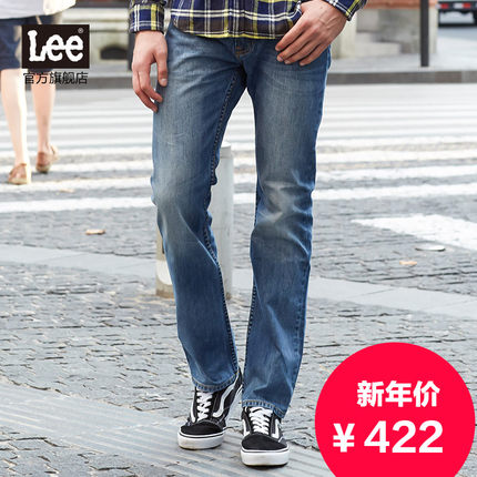 历史好价！LEE男士中腰直脚牛仔裤LML724Y772GC