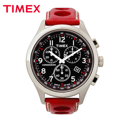 赛车系列！天美时男式赛车夜光计时表T2M551