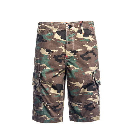 近期好价！DC RIPSTP 男式 迷彩短裤