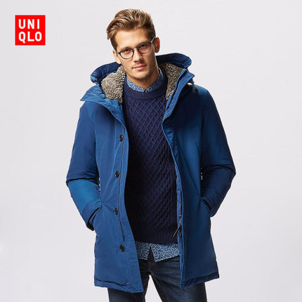 秋冬必备！UNIQLO优衣库高级保暖羽绒大衣156556
