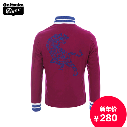 经典造型！Onitsuka Tiger鬼塚虎中性款棒球夹克OK262G