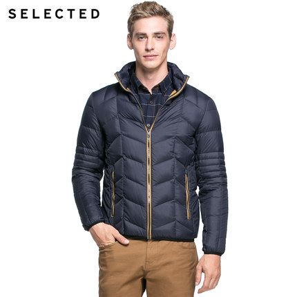 特惠新品！SELECTED 超轻灰鸭绒羽绒服 C415412001