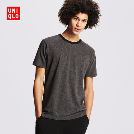 新款好价！优衣库 男装 袋装圆领T恤(短袖) 171117