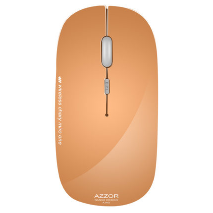 无声静音！AZZOR卡佐N5可充电无线鼠标