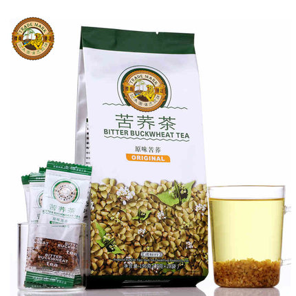 健胃消食！虎标苦荞茶袋装全胚芽196g