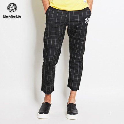 下单8.8折！Life After Life 男士休闲修身九分裤