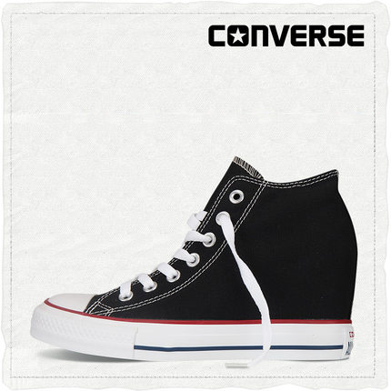 内增高！匡威常青款帆布鞋 547198C