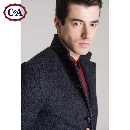 好价！C＆A 冬季男式羊毛针织外套CA200162794