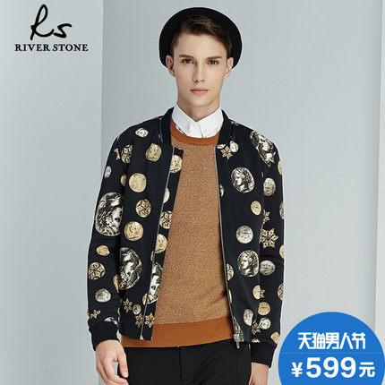 男人节好价！RIVERSTONE 男式韩版修身夹克
