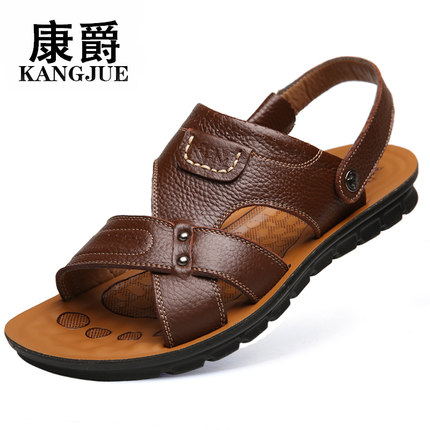 清凉一夏！康爵2016新款夏季男士凉鞋8807